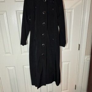 London Fog Black Long Sleeve Dress